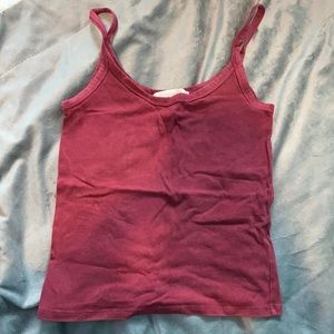 Xsmall Burgundy crop top